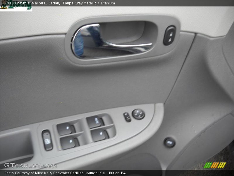 Taupe Gray Metallic / Titanium 2010 Chevrolet Malibu LS Sedan