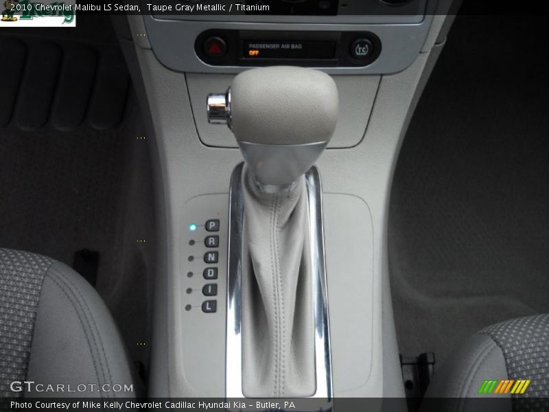 Taupe Gray Metallic / Titanium 2010 Chevrolet Malibu LS Sedan
