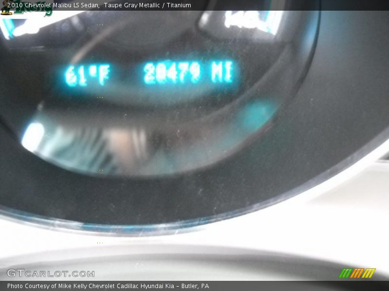 Taupe Gray Metallic / Titanium 2010 Chevrolet Malibu LS Sedan
