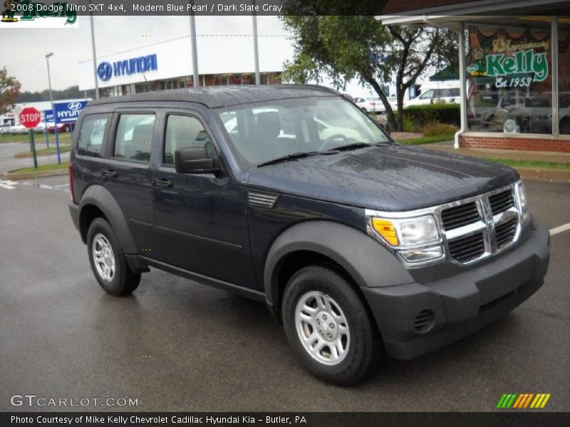 Modern Blue Pearl / Dark Slate Gray 2008 Dodge Nitro SXT 4x4