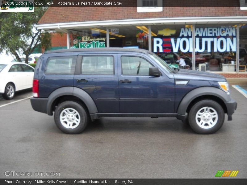 Modern Blue Pearl / Dark Slate Gray 2008 Dodge Nitro SXT 4x4