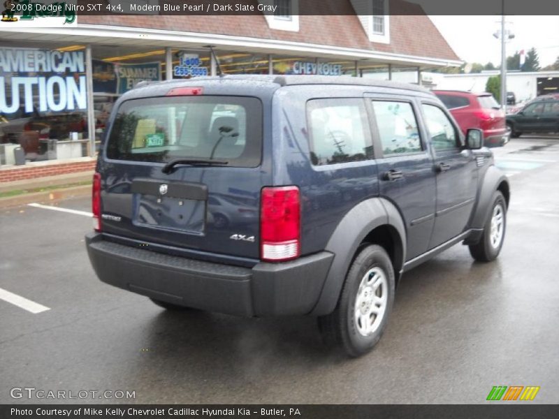 Modern Blue Pearl / Dark Slate Gray 2008 Dodge Nitro SXT 4x4