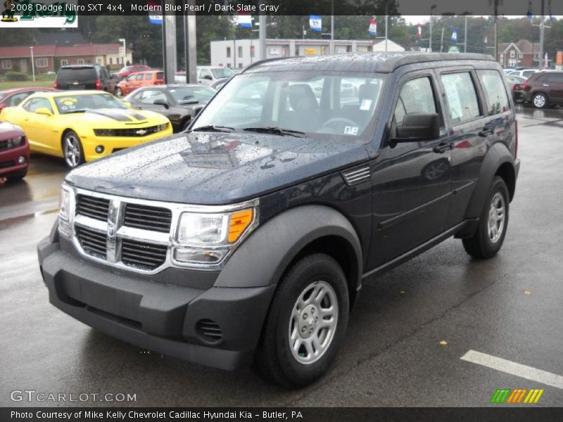 Modern Blue Pearl / Dark Slate Gray 2008 Dodge Nitro SXT 4x4