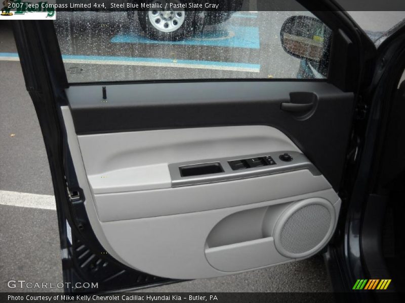 Steel Blue Metallic / Pastel Slate Gray 2007 Jeep Compass Limited 4x4