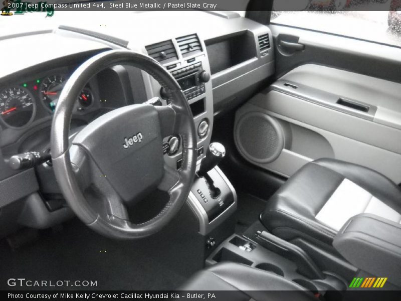 Steel Blue Metallic / Pastel Slate Gray 2007 Jeep Compass Limited 4x4