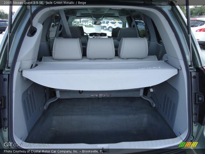 Jade Green Metallic / Beige 2005 Nissan Quest 3.5 SE