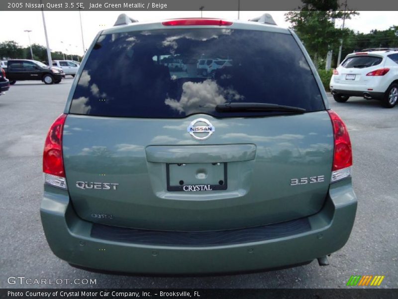 Jade Green Metallic / Beige 2005 Nissan Quest 3.5 SE