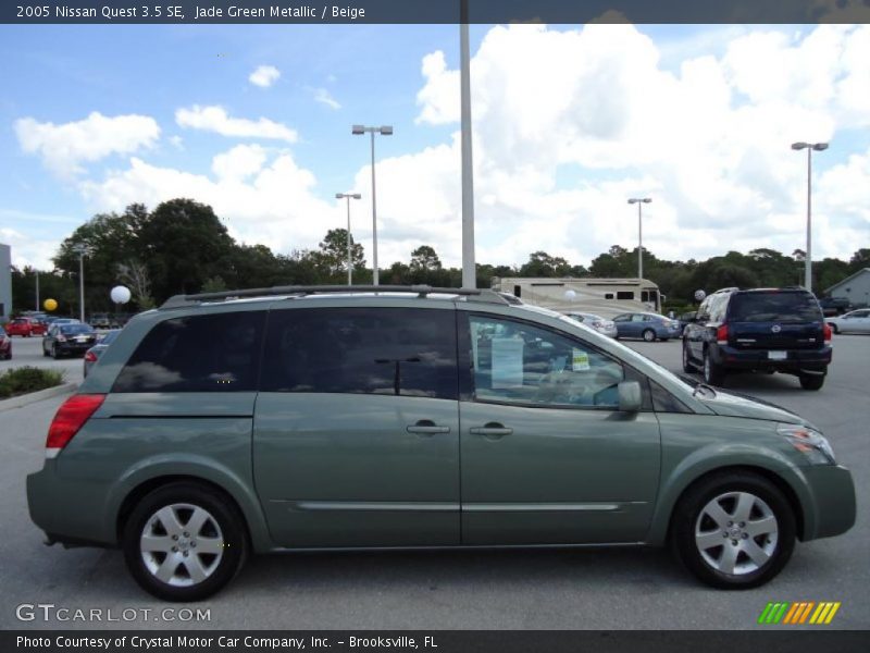 Jade Green Metallic / Beige 2005 Nissan Quest 3.5 SE