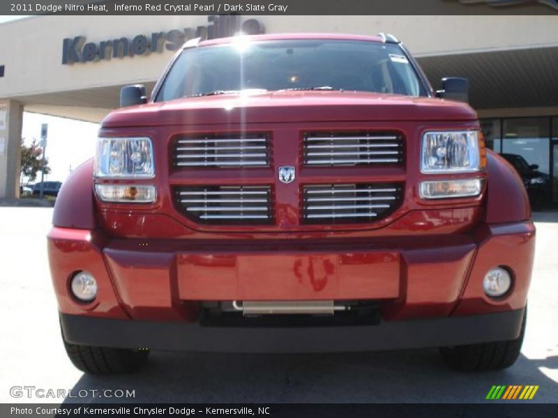 Inferno Red Crystal Pearl / Dark Slate Gray 2011 Dodge Nitro Heat