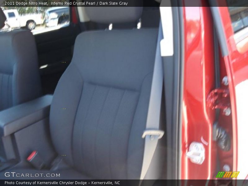 Inferno Red Crystal Pearl / Dark Slate Gray 2011 Dodge Nitro Heat