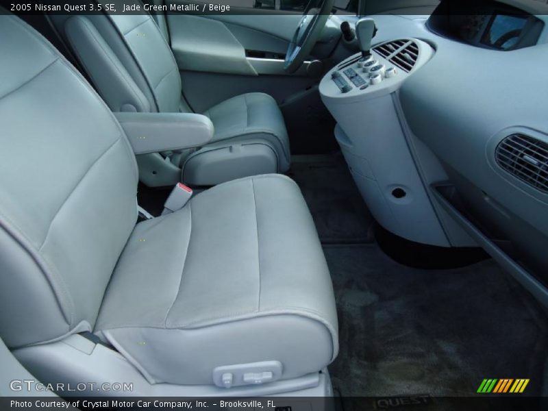 Jade Green Metallic / Beige 2005 Nissan Quest 3.5 SE