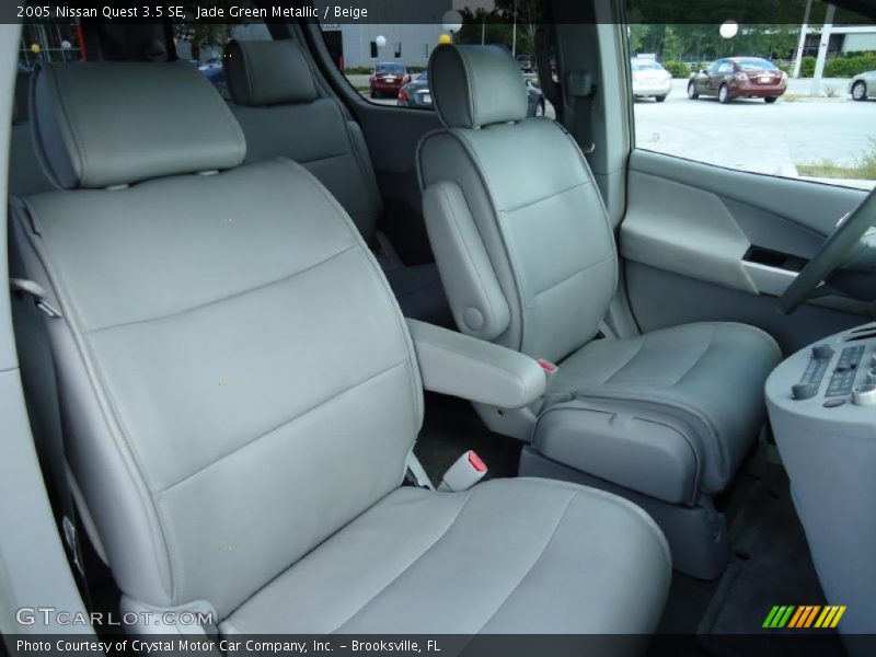 Jade Green Metallic / Beige 2005 Nissan Quest 3.5 SE