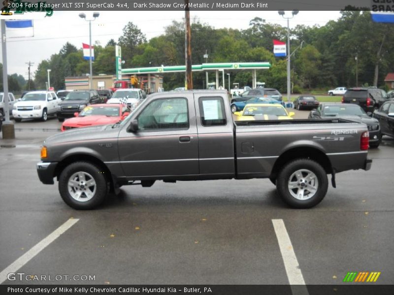 Dark Shadow Grey Metallic / Medium Dark Flint 2004 Ford Ranger XLT SST SuperCab 4x4