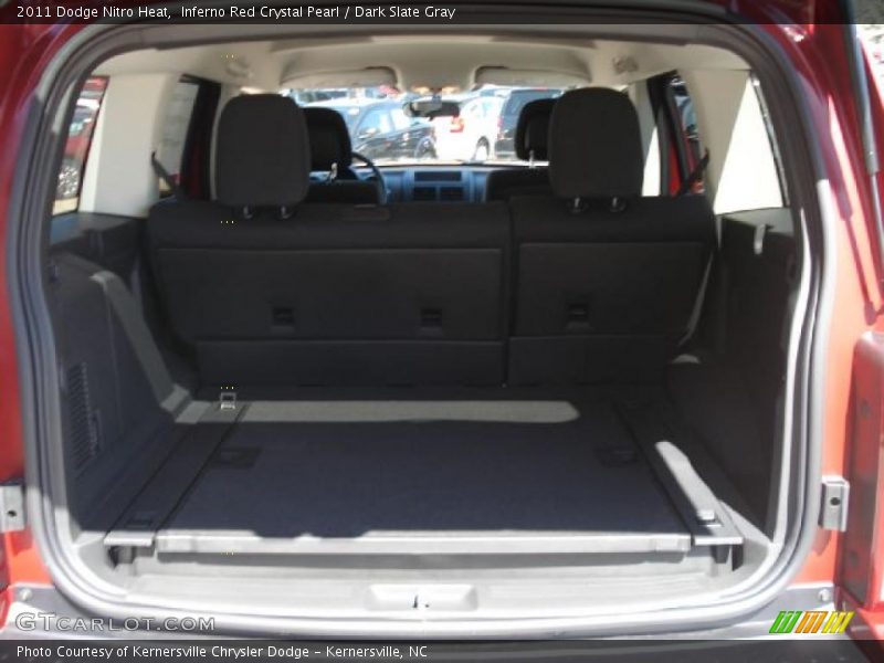 Inferno Red Crystal Pearl / Dark Slate Gray 2011 Dodge Nitro Heat