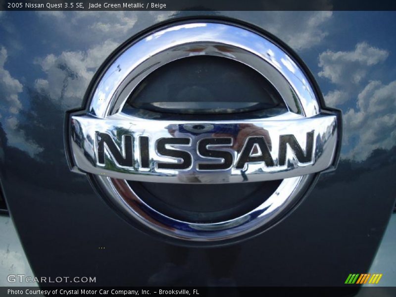Jade Green Metallic / Beige 2005 Nissan Quest 3.5 SE