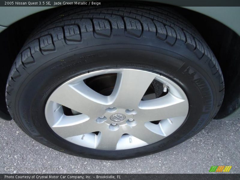 Jade Green Metallic / Beige 2005 Nissan Quest 3.5 SE