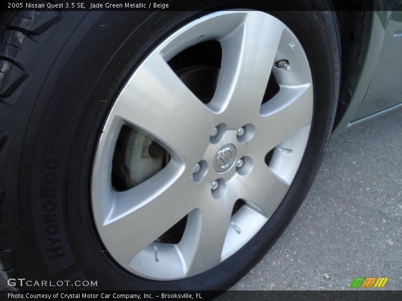 Jade Green Metallic / Beige 2005 Nissan Quest 3.5 SE