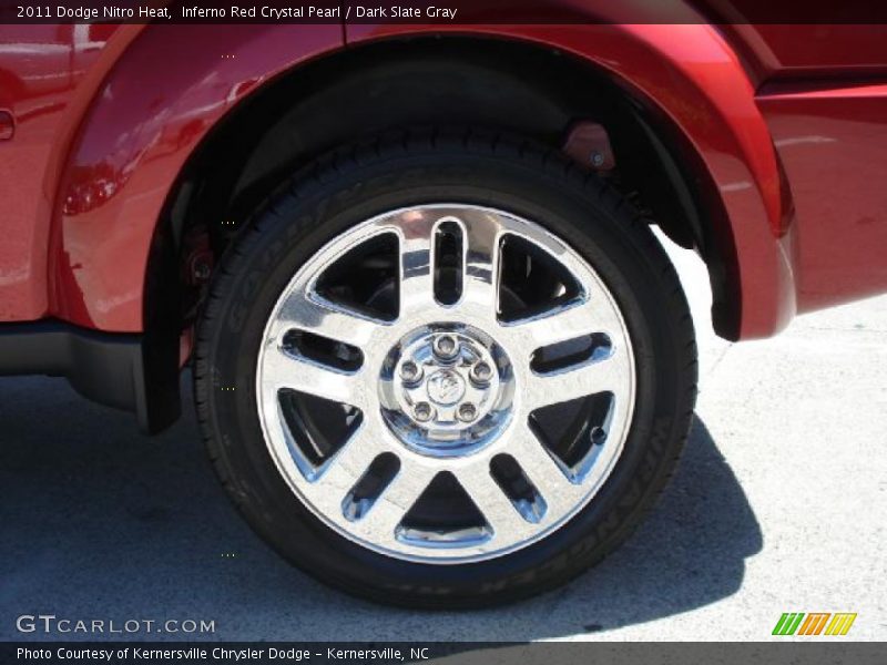 Inferno Red Crystal Pearl / Dark Slate Gray 2011 Dodge Nitro Heat