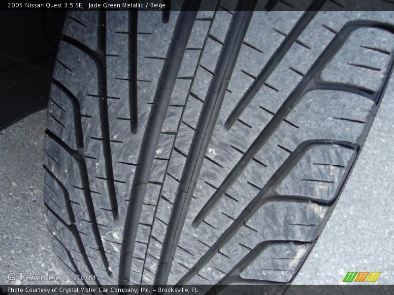 Jade Green Metallic / Beige 2005 Nissan Quest 3.5 SE