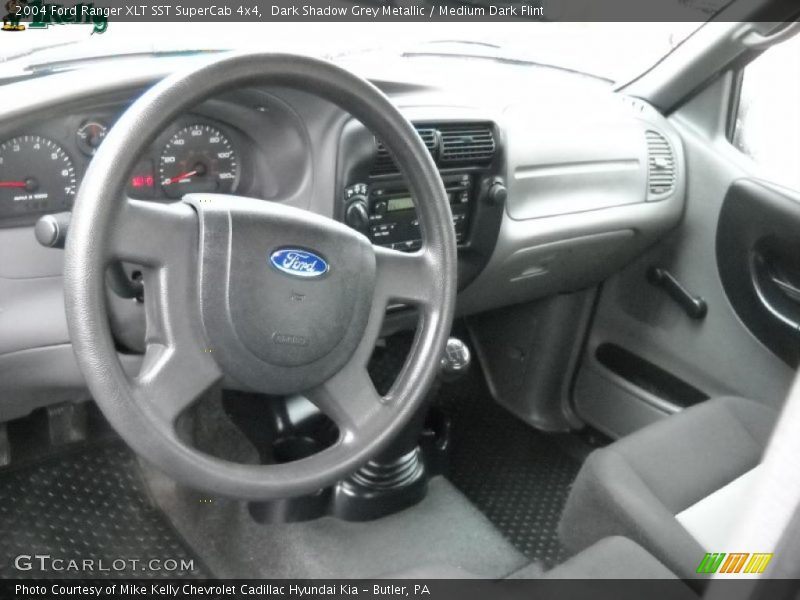 Dark Shadow Grey Metallic / Medium Dark Flint 2004 Ford Ranger XLT SST SuperCab 4x4