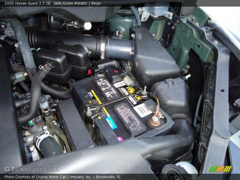 Jade Green Metallic / Beige 2005 Nissan Quest 3.5 SE