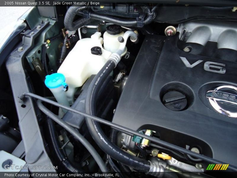 Jade Green Metallic / Beige 2005 Nissan Quest 3.5 SE