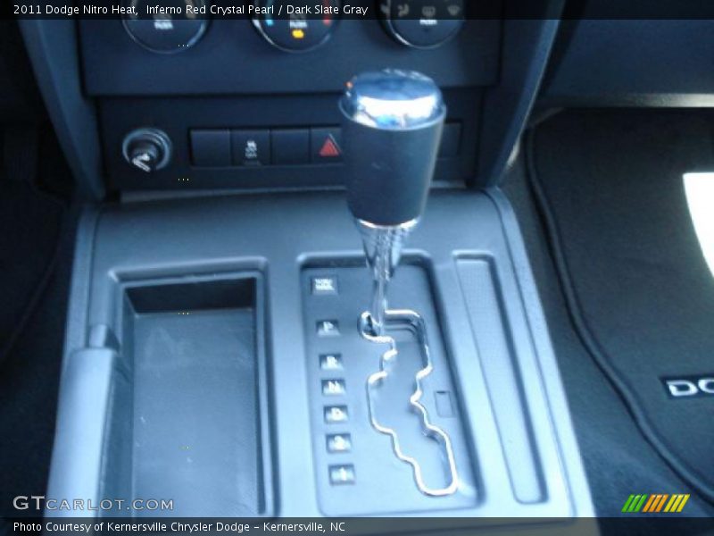 Inferno Red Crystal Pearl / Dark Slate Gray 2011 Dodge Nitro Heat