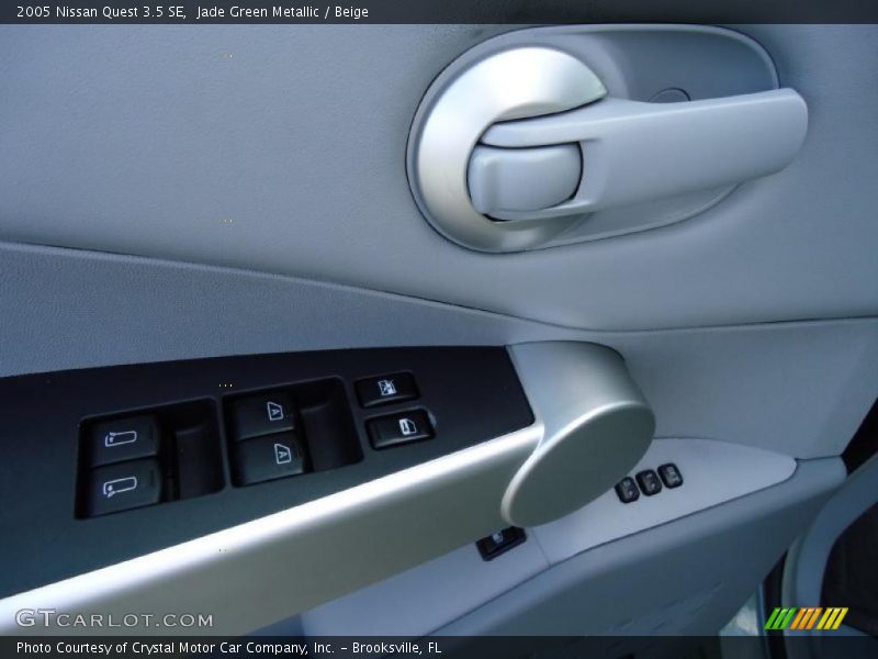 Jade Green Metallic / Beige 2005 Nissan Quest 3.5 SE