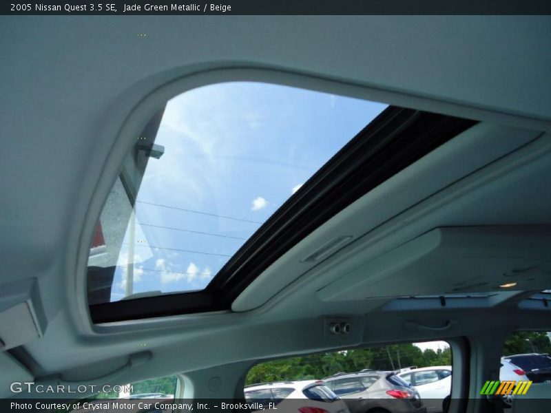 Jade Green Metallic / Beige 2005 Nissan Quest 3.5 SE