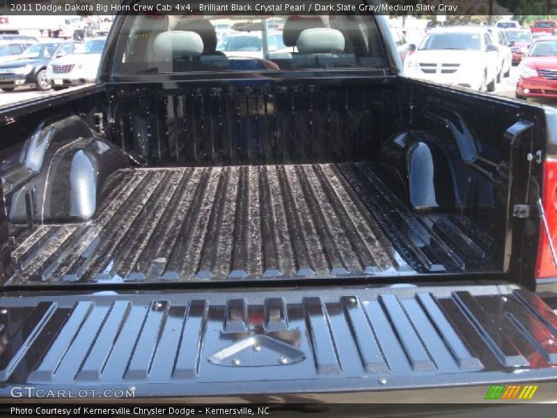 Brilliant Black Crystal Pearl / Dark Slate Gray/Medium Slate Gray 2011 Dodge Dakota Big Horn Crew Cab 4x4