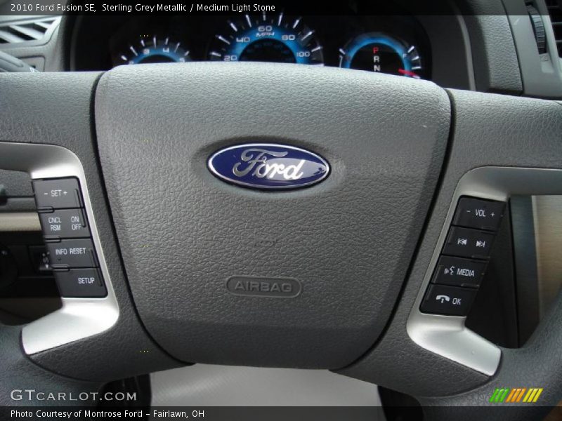 Sterling Grey Metallic / Medium Light Stone 2010 Ford Fusion SE