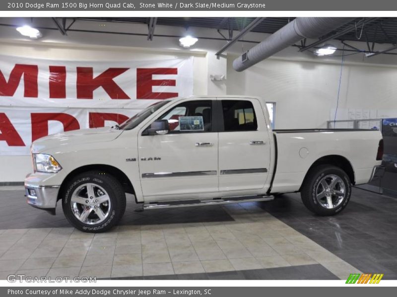 Stone White / Dark Slate/Medium Graystone 2010 Dodge Ram 1500 Big Horn Quad Cab