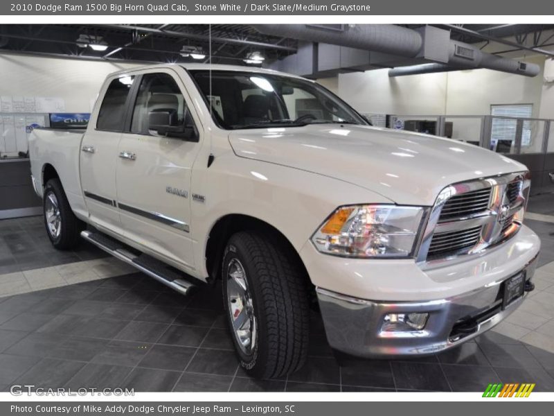 Stone White / Dark Slate/Medium Graystone 2010 Dodge Ram 1500 Big Horn Quad Cab