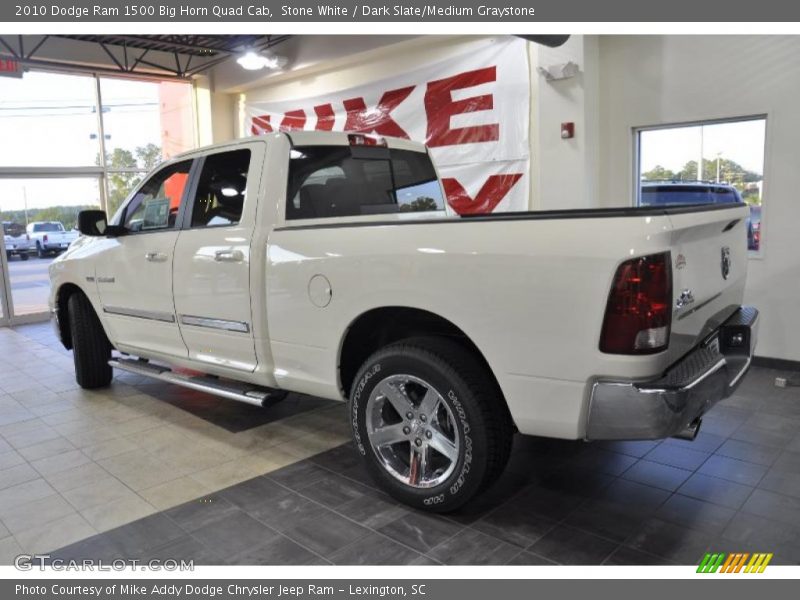 Stone White / Dark Slate/Medium Graystone 2010 Dodge Ram 1500 Big Horn Quad Cab