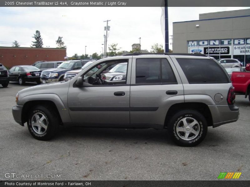 Graystone Metallic / Light Gray 2005 Chevrolet TrailBlazer LS 4x4