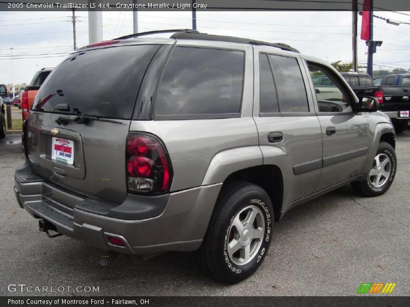 Graystone Metallic / Light Gray 2005 Chevrolet TrailBlazer LS 4x4