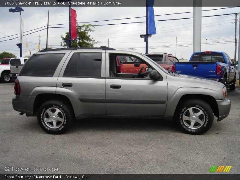 Graystone Metallic / Light Gray 2005 Chevrolet TrailBlazer LS 4x4