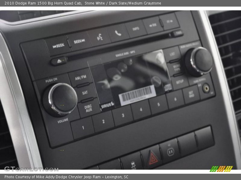 Stone White / Dark Slate/Medium Graystone 2010 Dodge Ram 1500 Big Horn Quad Cab