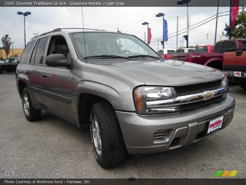 Graystone Metallic / Light Gray 2005 Chevrolet TrailBlazer LS 4x4