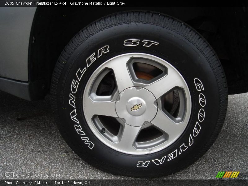 Graystone Metallic / Light Gray 2005 Chevrolet TrailBlazer LS 4x4