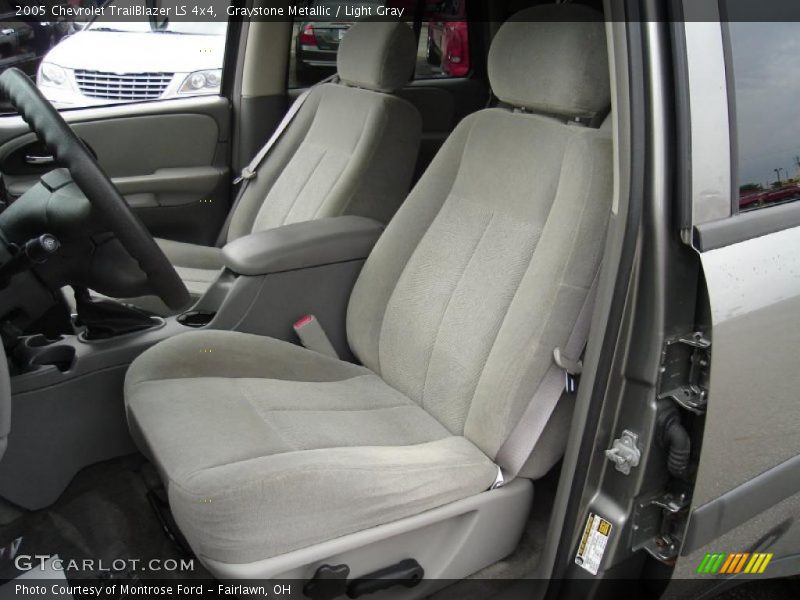 Graystone Metallic / Light Gray 2005 Chevrolet TrailBlazer LS 4x4
