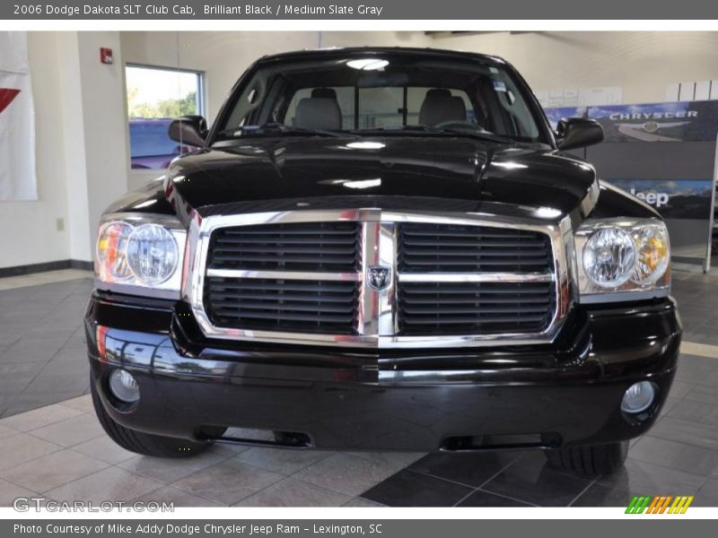 Brilliant Black / Medium Slate Gray 2006 Dodge Dakota SLT Club Cab