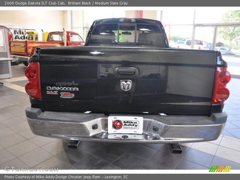 Brilliant Black / Medium Slate Gray 2006 Dodge Dakota SLT Club Cab
