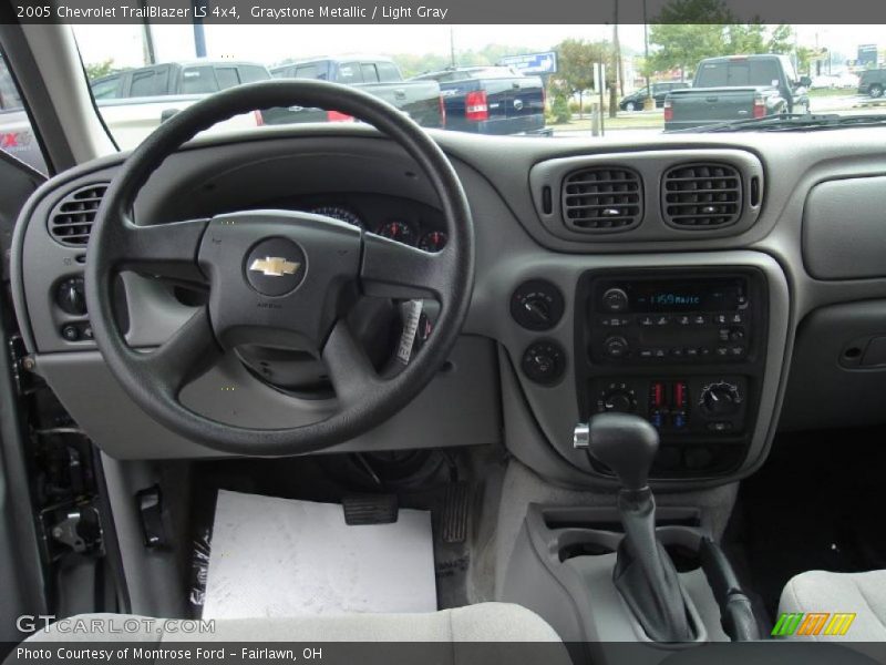 Graystone Metallic / Light Gray 2005 Chevrolet TrailBlazer LS 4x4