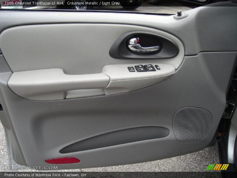 Graystone Metallic / Light Gray 2005 Chevrolet TrailBlazer LS 4x4