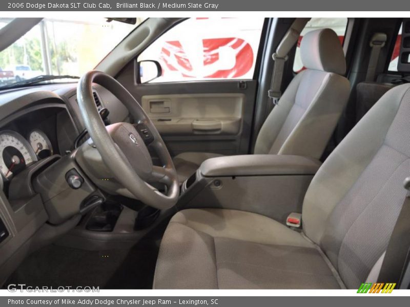 Brilliant Black / Medium Slate Gray 2006 Dodge Dakota SLT Club Cab