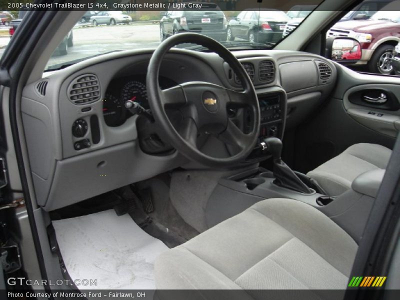 Graystone Metallic / Light Gray 2005 Chevrolet TrailBlazer LS 4x4