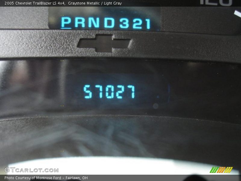 Graystone Metallic / Light Gray 2005 Chevrolet TrailBlazer LS 4x4