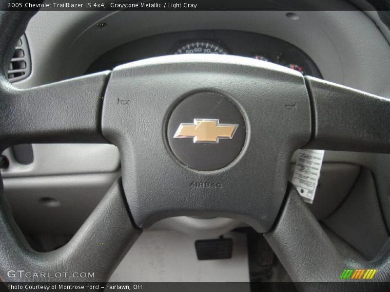 Graystone Metallic / Light Gray 2005 Chevrolet TrailBlazer LS 4x4