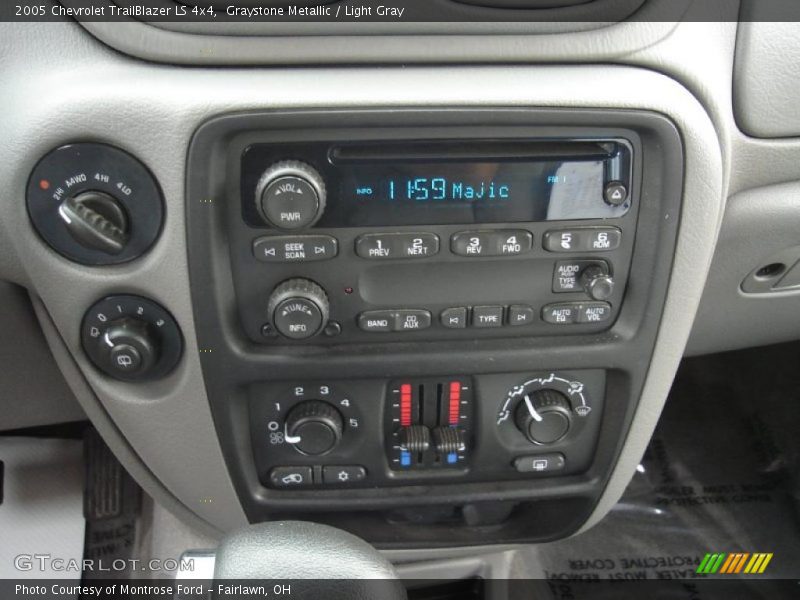 Graystone Metallic / Light Gray 2005 Chevrolet TrailBlazer LS 4x4